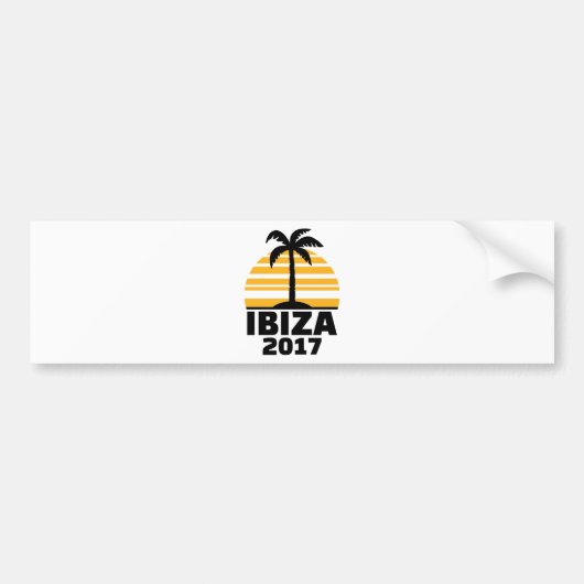 Ibiza 2017 autoaufkleber (Vorne)