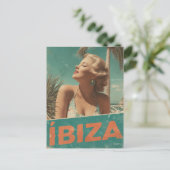 Ibiza 50er Vintag Postkarte (Stehend Vorderseite)