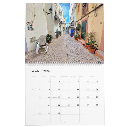 ibiza Calendar Kalender (Mär 2026)