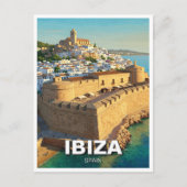 Ibiza Dalt Vila Spanien Reisen Postkarte (Vorderseite)