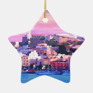 Ibiza Eivissa alte Stadt-und Hafen-Perle Keramikornament