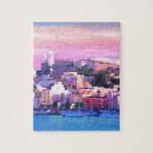 Ibiza Eivissa alte Stadt-und Hafen-Perle Puzzle (Vertikal)