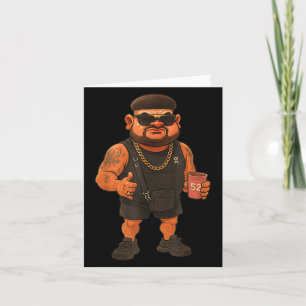 Ibiza Final Boss Meme Funny Holiday Haircut Jokes Karte