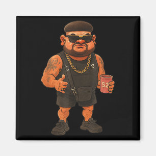 Ibiza Final Boss Meme Funny Holiday Haircut Jokes Magnet