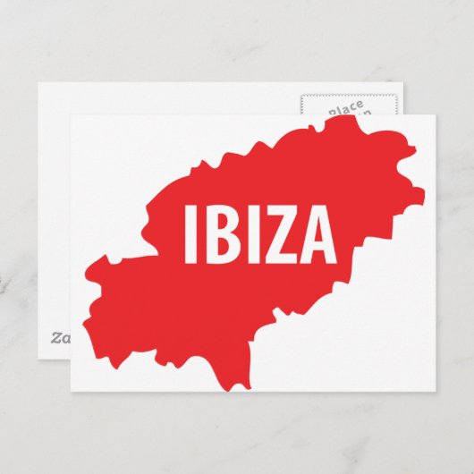 Ibiza-Ikone Postkarte (Vorne/Hinten)