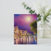 Ibiza ist eine kleine Insel im Mittelmeer Postkarte (Stehend Vorderseite)