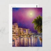 Ibiza ist eine kleine Insel im Mittelmeer Postkarte (Vorne/Hinten)