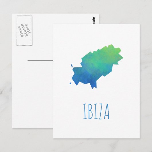 Ibiza Karte (Vorne/Hinten)