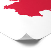 Ibiza-Karte Poster (Ecke)