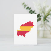 Ibiza-Karte - Spanien Postkarte (Stehend Vorderseite)