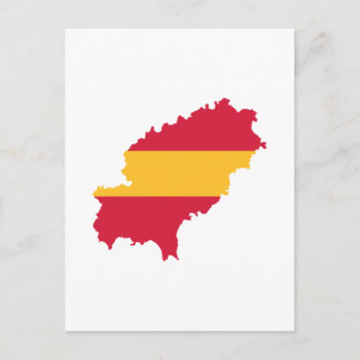 Ibiza-Karte - Spanien Postkarte