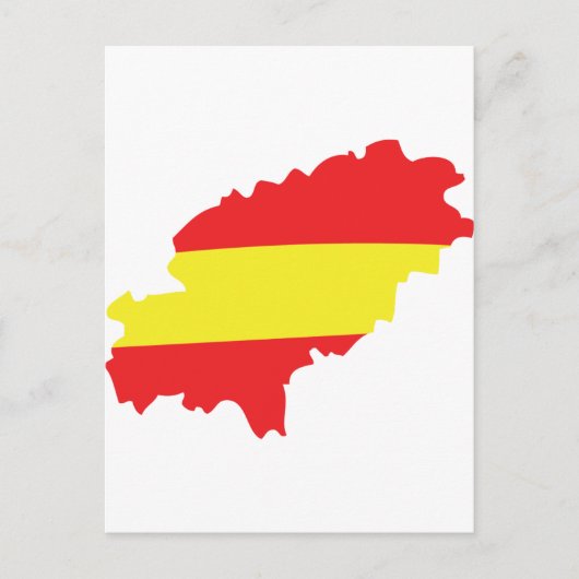 Ibiza-Konturmarkensymbol Postkarte (Vorderseite)