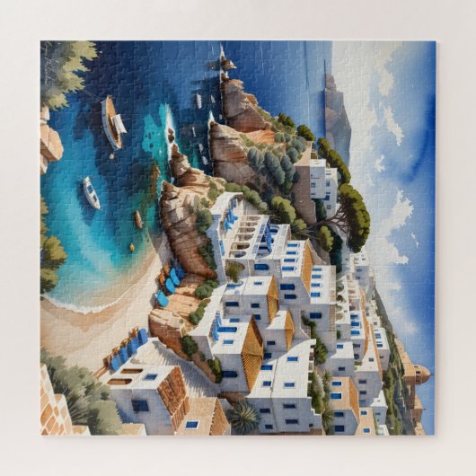 Ibiza Küste ist Zuhause zu vielen schönen griechis Puzzle (Horizontal)