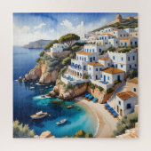 Ibiza Küste ist Zuhause zu vielen schönen griechis Puzzle (Vertikal)