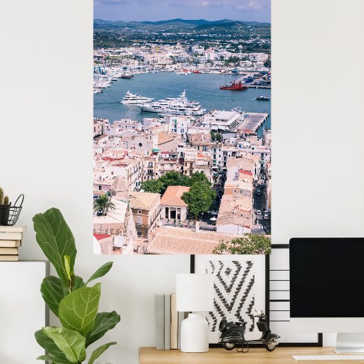 Ibiza Marina Poster (Heimbüro)