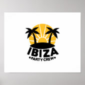 Ibiza Party Crew Poster (Vorne)