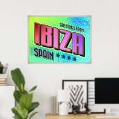 IBIZA-Plakat Poster (Heimbüro)