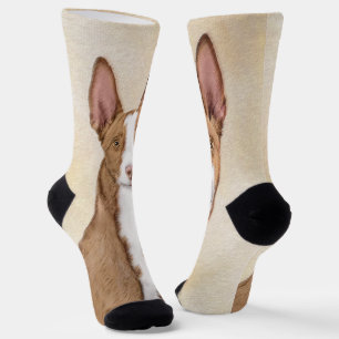 Ibiza-Podenco-Gemälde - Süße originelle Hundekunst Socken