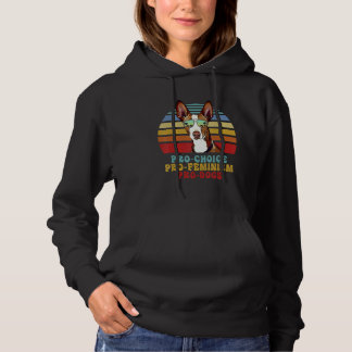 Ibiza-Podenco Pro Wahl Pro Feminismus Pro Hunde Hoodie