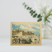 Ibiza Postcard Spanien Vintage Travel Postkarte (Stehend Vorderseite)