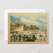 Ibiza Postcard Spanien Vintage Travel Postkarte (Vorne/Hinten)