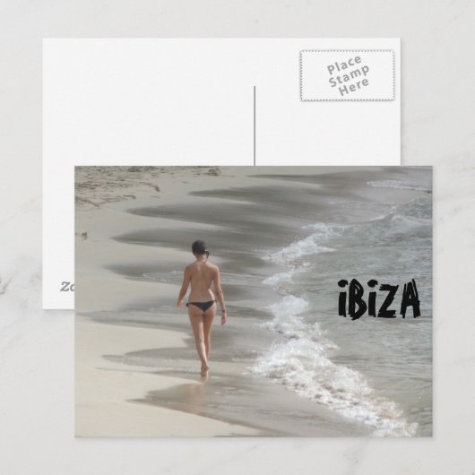 IBIZA POSTKARTE (Vorne/Hinten)