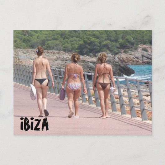 IBIZA POSTKARTE (Vorderseite)