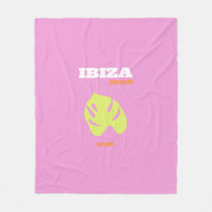 Ibiza, Preppy, Preppy Room, rosa Fleecedecke