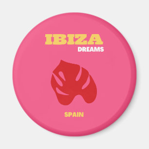 Ibiza, Reisekunst, Preppy, Preppy Art, Pink Magnet