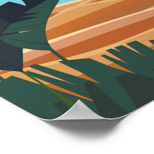 Ibiza-Reiseplakat Poster (Ecke)