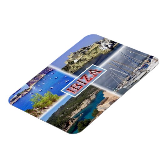 Ibiza ^ San Miquel - Altstadt - Santa Eularia - Magnet (Linke Seite)