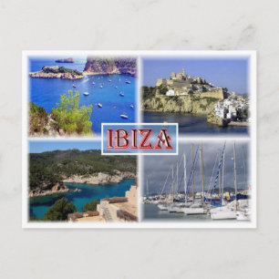 Ibiza ^ San Miquel - Old Town - Santa Eularia - Postkarte