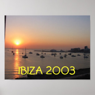 Ibiza Sonnenuntergang Poster