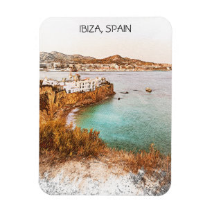 Ibiza Spain Baleares Insel Landschaft Magnet