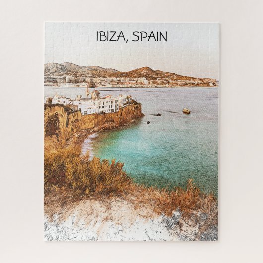 Ibiza Spain Baleares Insel Landschaft Puzzle (Vertikal)