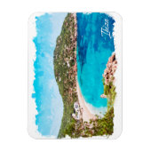 Ibiza Spain Beach Landschaftsreise Magnet (Vertikal)