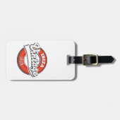 Ibiza spain-Logo im Vintagen Stil Gepäckanhänger (Vorderseite horizontal)