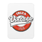 Ibiza spain-Logo im Vintagen Stil Magnet (Vertikal)