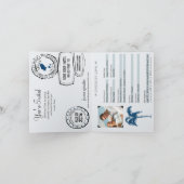 Ibiza Spain Pass Einladung Hochzeitsfeiern (Innenseite)