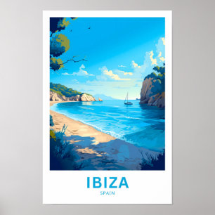 Ibiza Spain Reisen Print Poster