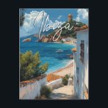 Ibiza Spain Travel Postcard - Vintager Stil Postkarte<br><div class="desc">Entdecken Sie die Schönheit Ibizas mit dieser Vintagen Postkarte. Ideal für Wanderlust-Liebhaber!</div>