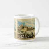 Ibiza Spain Vintage Travel Kaffeetasse (VorderseiteRechts)
