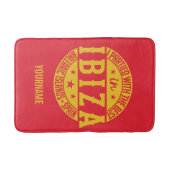 IBIZA Spanien - Bassmatte für Monogramm Badematte (Vorderseite)