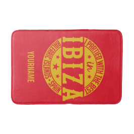 IBIZA Spanien - Bassmatte für Monogramm Badematte