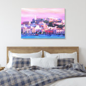 Ibiza Spanien bei Sonnenuntergang Leinwanddruck (Insitu (Schlafzimmer))
