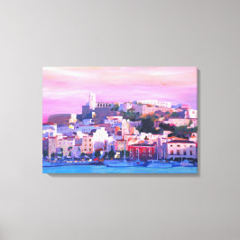 Ibiza Spanien bei Sonnenuntergang Leinwanddruck