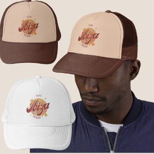 Ibiza Spanien Disco-Kugel Retro Vintage-Kleidung Truckerkappe