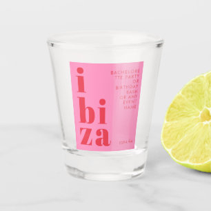 Ibiza Spanien España Party Showglas Schnapsglas