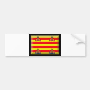 Ibiza Spanien Flagge Autoaufkleber