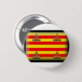 Ibiza Spanien Flagge Button (Vorne & Hinten)
